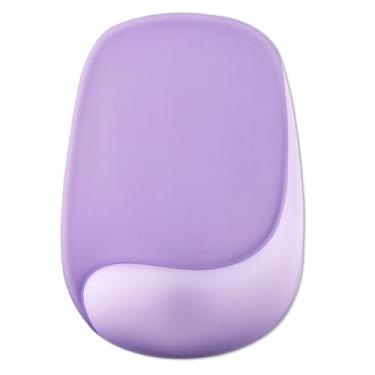 Imagem de Mouse pad com suporte para descanso de pulso, mousepad ergonômico com almofada de gel confortável, mouse pad para jogos com base de poliuretano antiderrapante, alivia a dor, para laptop de computador