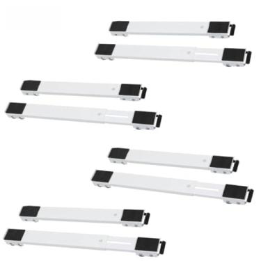 Imagem de Suporte Universal de Alumínio De Base Com Rodinha Para Geladeira Fogão E Máquina De Lavar Lousa Base Carrinho(Kit4-Branco)