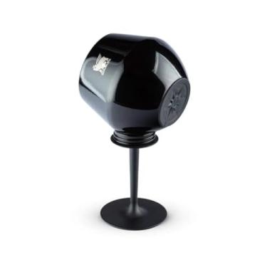 Imagem de Taça Térmica Inox 414ml 2 em 1 Copo Isolado a Vácuo Reutilizável Haste Removível Parede Dupla Gin Vinho ou Cocktail Inquebrável, cores variadas Premium (Preto)