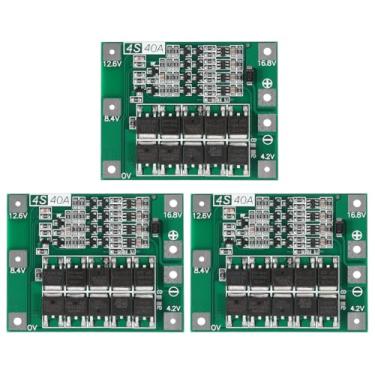 Imagem de Gebildet 3 Peças Enhanced 4S 40A 16,8 V 18650 bateria de lítio placa de proteção PCB BMS carregador circuito de proteção equilíbrio módulo de carga