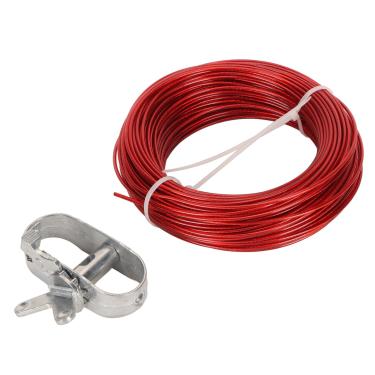 Imagem de AYNEFY Kit de Cabo de Guincho de Alumínio, Material à Prova de Ferrugem, Comprimento de 150 Pés, Ideal para Piscinas Acima do