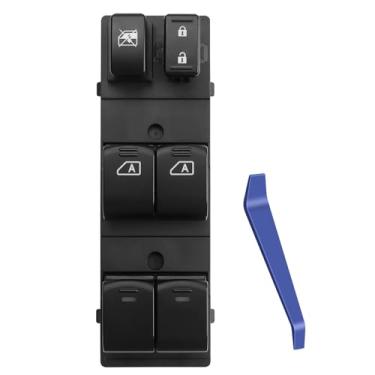 Imagem de Interruptor de janela Master Power Window Side compatível com Nissan Altima 2007, 2008, 2009, 2010, 2011 e 2012, interruptor de controle de janela dianteira esquerda, 2 pinos + 14 pinos OE 25401-ZN50C