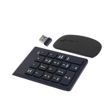 Imagem de NonMiFyR Teclado Numérico, 18 Teclas, Leve, Portátil, Design, Silencioso, para Laptops