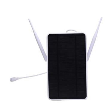 Imagem de WALFRONT Roteador de Modem Movido a Energia Solar 4G WiFi Extensor Externo, Roteador LTE à Prova d'água IP66 Com Bateria de 12000mAh para Câmera RV Smartphone Laptop Cabines Remotas (Versão Europeia)