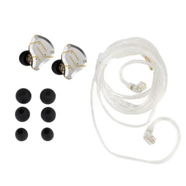 Imagem de Generic Fone de Ouvido Intra-auricular Profissional Com Fio de Lado único, Microfone e 3 Tamanhos de Protetores de Ouvido para Conhecedores de áudio e Indivíduos Ativos (Sem microfone)