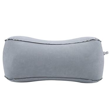 Imagem de Generic Almofada Inflável para Descanso de Pés para Viagens, Almofada Macia Portátil para Pernas Com Bomba de Ar, Alivia Dores Musculares, Adequada para Uso Em Viagens/casa/escritório (#2)