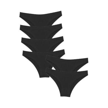 Imagem de Calcinhas De Algodão Sem Costura De Cintura Baixa Para Mulheres FINETO