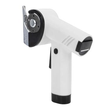 Imagem de GLOGLOW Cortador de Caixa de Papelão Sem Fio, Lâminas de Segurança Duplas Elétricas de Papelão Sem Fio, um Botão de Trava de Segurança, de Luz LED Portátil para Tecido, Carpete, Caixa, Plástico,