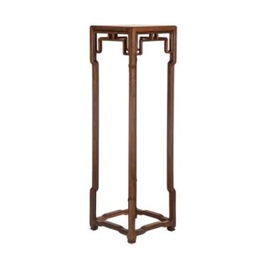 Imagem de KHUTRW3D Base de vaso novo suporte de exibição de madeira simples vintage chinês, base de bonsai para exibição de sala de estar e varanda