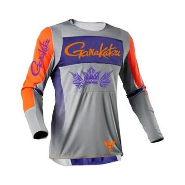 Imagem de Camiseta De Pesca De Secagem Rápida Com Proteção UV Gamakatsu Roupas D