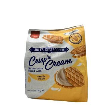 Imagem de Biscoito Amanteigado Recheado Creme de Baunilha Jules Destrooper  114g