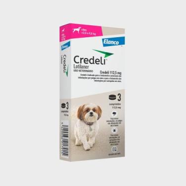 Imagem de Credeli Antipulgas E Carrapatos Cães 2,5 A 5,5kg C/3 Comprimidos - Ela