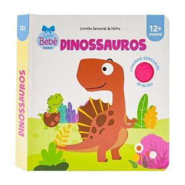 Imagem de Livro - Livrinho Sensorial de Feltro: Dinossauros