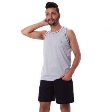 Imagem de Pijama Masculino Regata Malha de Algodão Puff