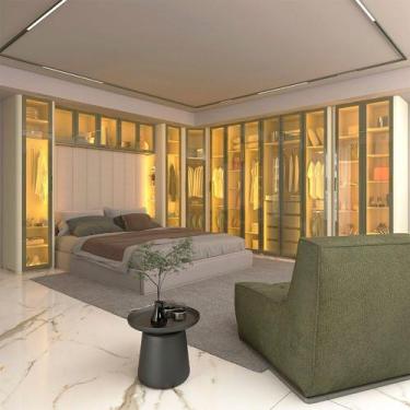 Imagem de Modulado com 16 Portas 430,6cm X 240cm 100% Mdf Mod 006 Innova - Geliu