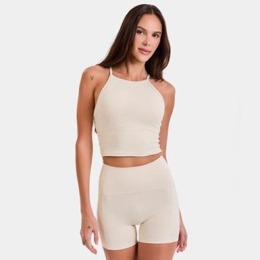 Imagem de Bermuda Rowa Manu Cit Performance Feminina, Off white, M