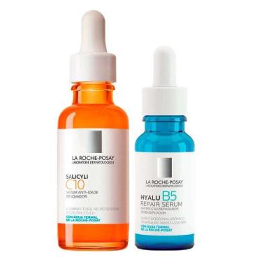 Imagem de La Roche-Posay Kit Anti-Idade  Sérum Salicyli C10 30ml + Sérum Hyalu B