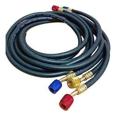 Imagem de Kit De Mangueiras Premium 150cm P/ Manifold R22 R134a R404 - Suryha