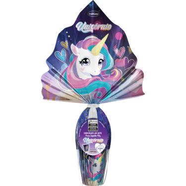 Imagem de Ovo de Páscoa Marilan Unicórnio Chocolate ao Leite 90g com Copo