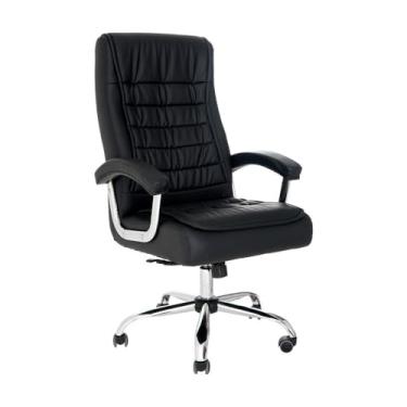 Imagem de Cadeira De Escritório Presidente Giratória com Molas Ensacadas até 120kg Fox Office Preto