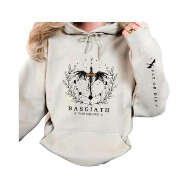 Imagem de Moletom Unissex Feminino Outono Inverno Cavaleiro Dragão Fantasia Pres