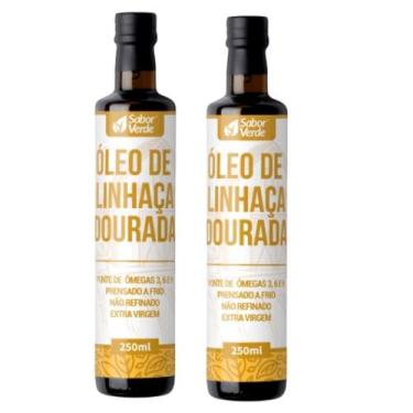 Imagem de Óleo de Linhaça Dourada SABOR VERDE  2 vidros de 250ml