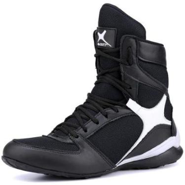 Imagem de Bota de Treino Unissex Mr Gutt em Couro Preto-Masculino