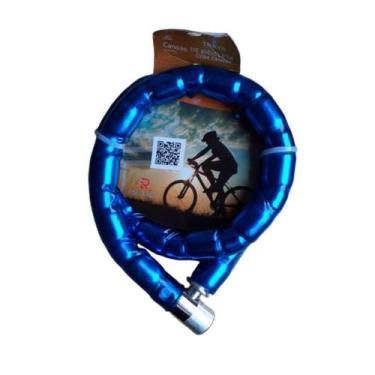 Imagem de Cadeado Trava 100 cm Aço Reforçado Moto, Bike, Portão 22 mm - Rio Tiju