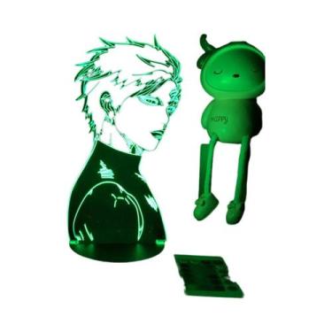 Imagem de Luminária De Acrílico LED Kakashi Hatake Naruto, Figura De Anime, Lâmp