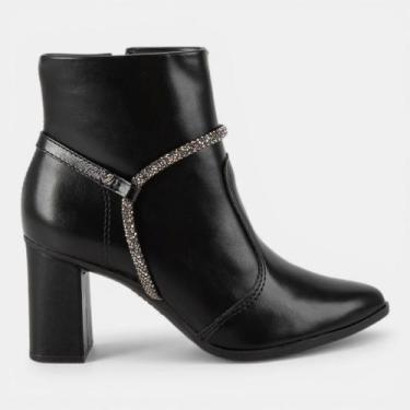 Imagem de Bota Mississipi Cano Curto Preta, Preto, 37