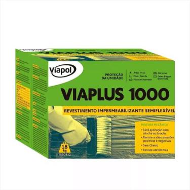 Imagem de Impermeabilizante viapol viaplus 1000 caixa 18kg 597279