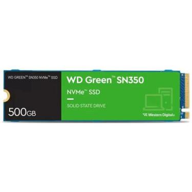 Imagem de Ssd M.2 500gb Wd Green Sn350 2280 Nvme Pcie Gen 3.0 Wds500g2 - WESTERN