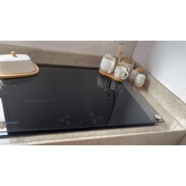 Imagem de Tampa de Vidro para Cooktop de Indução Fischer 4 Bocas com Touch Scree