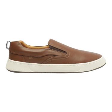 Imagem de Tênis Reserva Asher Slip Couro Masculino Marrom-Masculino