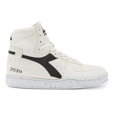 Imagem de Tênis Casual Unissex Diadora Mi Basket 2030 Branco-Unissex