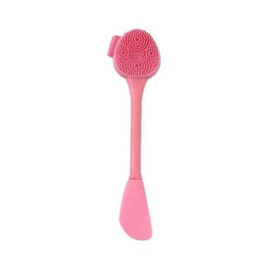 Imagem de Escova De Limpeza Facial De Silicone 2 Em 1 Removedor De Máscara De La