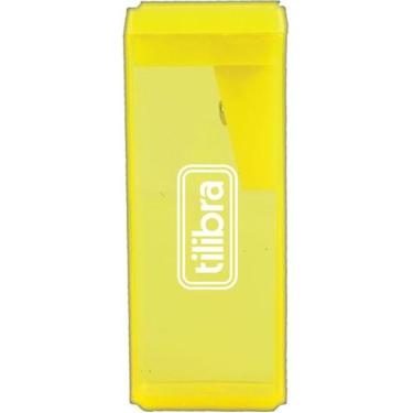 Imagem de Apontador plastico deposito tilibra - ap11 - unidade, AMARELO