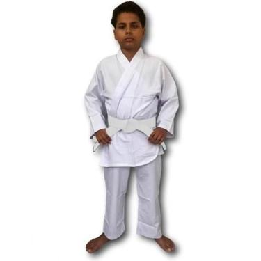 Imagem de Kimono de Karatê Infantil Torah Reforçado, Branco, M2