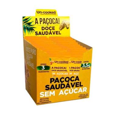 Imagem de Paçoca Sem Açúcar Uncooked (Cx 28un de 20g)