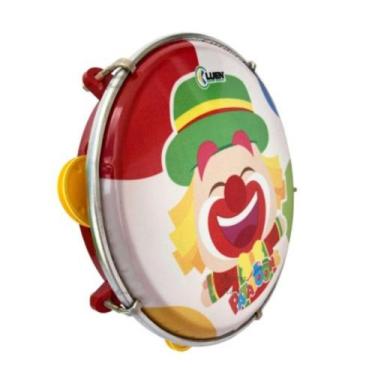 Imagem de Pandeiro abs vermelho pele patata 08" ean: 7908334110521 - LUEN