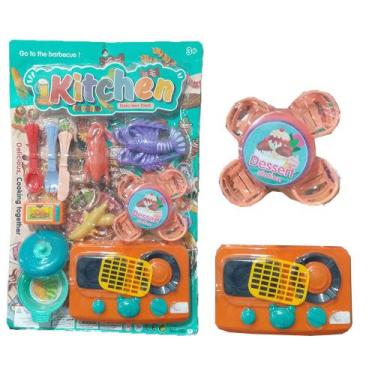 Imagem de Brinquedo cozinha Infantil completa 11 peças WM23302 - kitchen