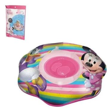 Imagem de Boia Infantil Circular Com Fralda 56 Cm Minnie Disney - Etitoys