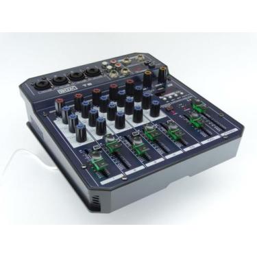 Imagem de Mesa De Som 6 Canais Boxx T6 Interface Usb Lives E Gravações