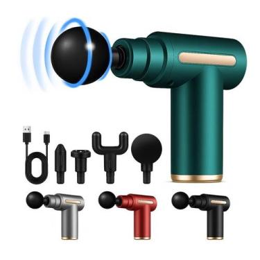 Imagem de Massageador Portátil 25W Recarregável Com 4 Cabeças - JMQ1 - Minimen, 