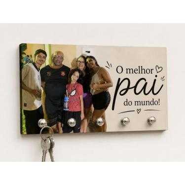 Imagem de Portachaves Personalizado Dia Dos Pais Em Mdf Com Foto - personalizado