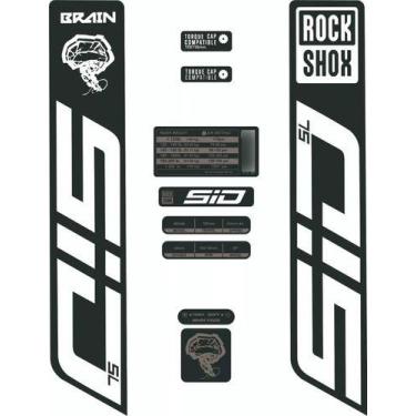 Imagem de Kit Adesivos Suspensão Bike Rock Shox Sid - ORAJET, Ultimate laranja