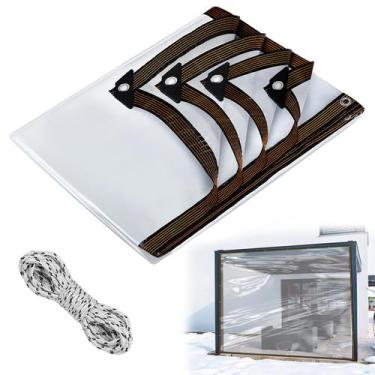 Imagem de Lona Transparente Aulock 3x2,5m Impermeável e Resistente a UV