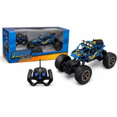 Imagem de Carro De Controle Remoto Furioso Off Road C/Luz/Fumaça/Amortecedor - P