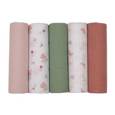 Imagem de Fralda Soft Premium Cogumelo C/ Bainha 05 Unidades Papi