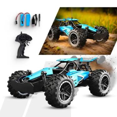 Imagem de Carrinho Controle Remoto Bateria Recarregável Com Amortecedores 4x4 Dr